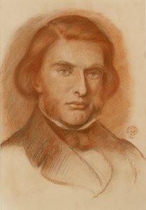 Portret van John Ruskin door Dante Gabriel Rossetti