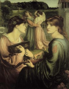 De Bower Weide door Dante Gabriel Charles Rossetti