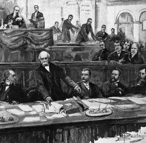 Toespraak van Francesco Crispi in het parlement die de val van zijn eerste regering markeerde, 31 januari