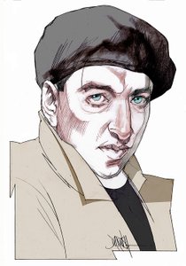 Giacomo Antonini, 2022 (digitale kleurpotloodtekening) door Dariush Radpour