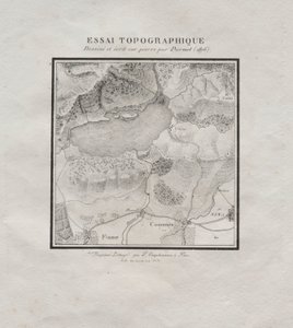 Receuil dessais lithographiques: Essai topographique, 1816 door Darmet