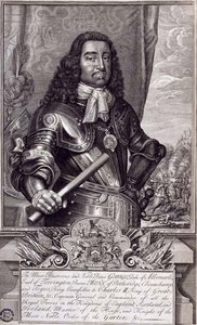 George Monck door David (after) Loggan