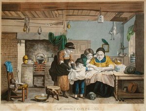 De Gesneden Vinger, gegraveerd door Joly, ca. 1830-40