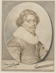 Zelfportret van David Bailly door David Bailly