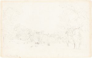 Chatsworth [recto] door David Cox