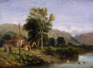 Wachten op de veerboot, 1845