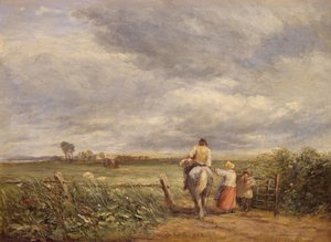 Naar het Hooi Veld, 1853 door David Cox the elder