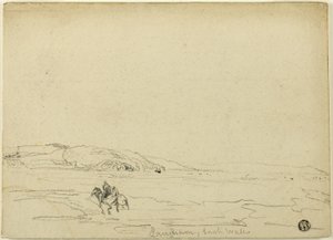 Langham, Zuid-Wales door David Cox the elder