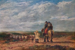 De Kruisweg, 1850 door David Cox the elder
