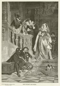 Mary Stuart en Rizzio door David Dalhoff Neal
