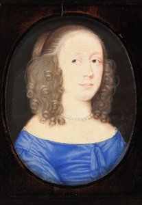 Een dame genaamd Elizabeth Vere, gravin van Clare, 1653 door David Des Granges