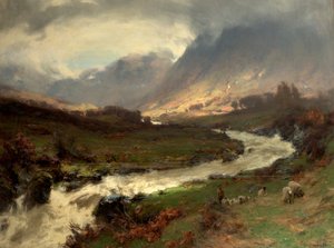 Een pauze in de storm, Glen Lyon, Perthshire, Schotland, 1891-92