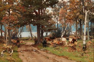 De voet van Ben Lomond door David Farquharson