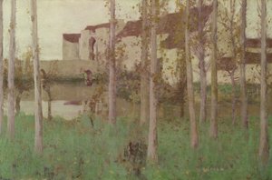 Het spookkasteel, Grez-sur-Loing, 1896
