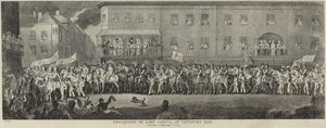 Processie van Lady Godiva op Coventry Fair