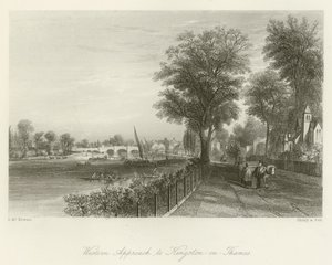 Westelijke Toegang tot Kingston-on-Thames door David Hall McKewan