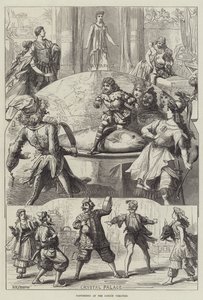 Pantomimes in de Londense theaters door David Henry Friston