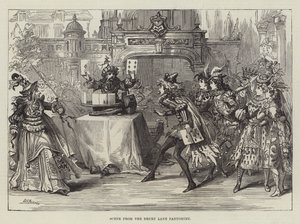 Scène uit de Drury Lane Pantomime door David Henry Friston