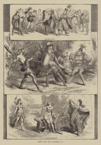 Scènes uit de pantomimes