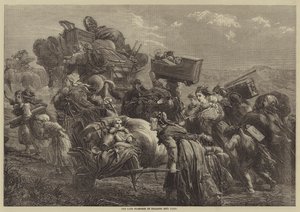 De recente vlucht van boeren naar Parijs