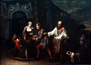 De Mosselverkoper door David III Ryckaert