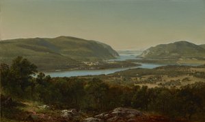 Uitzicht vanaf Garrison, West Point, New York door David Johnson
