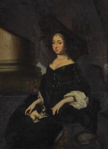 Portret van Hedvig Eleonora van Holstein-Gottorp (1636-1715) door David Klöcker Ehrenstrahl