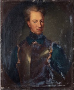 Portret van koning Karel XII van Zweden 1682-1718