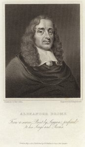 Alexander Brome - Engelse dichter door David Loggan
