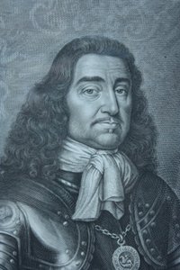 Generaal Monck zoals gegraveerd door David Loggan, 1661, National Portrait Gallery, Londen door David Loggan