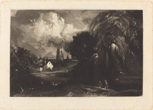 Stoke-by-Neyland door David Lucas after John Constable