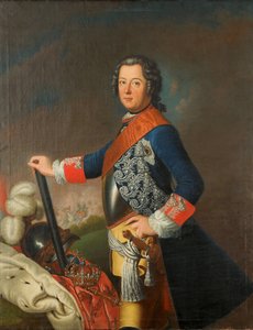 Portret van Frederik II, bekend als Frederik de Grote, koning van Pruisen