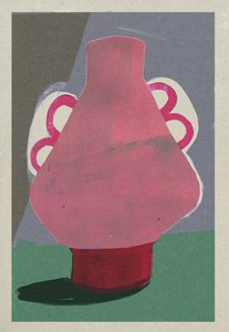 Roze pot, 2023 door David McConochie