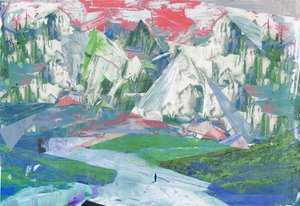 Sawtooth II, 2017 door David McConochie