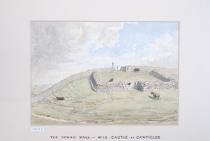 De Romeinse Muur - Mile Castle bij Cawfields