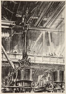 In de machinewerkplaats door David Muirhead Bone