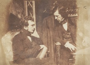 George Gilfillan en Samuel Brown. Makers: David Octavius Hill, Robert Adamson, Hill & Adamson
