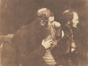 Thomas Duncan en zijn broer, 1843-47. Makers: David Octavius Hill, Robert Adamson, Hill & Adamson