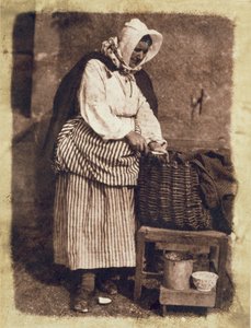Oestervrouw, 1843-47 door David Octavius Hill