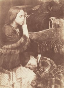 De drie slapers: Sophia Finlay, Harriet Farnie en Brownie, ca. 1845 (foto) door David Octavius Hill