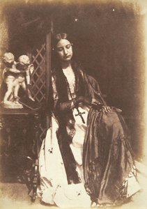 Miss Elizabeth Rigby (1809-93) later Lady Eastlake, ca. 1844 door David Octavius Hill and Robert Adamson