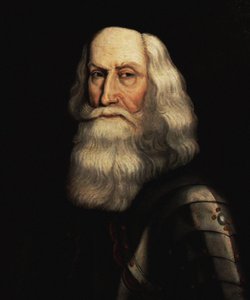 Portret van Generaal Thomas Tam Dalyell van The Binns 1615-1685 door David Paton