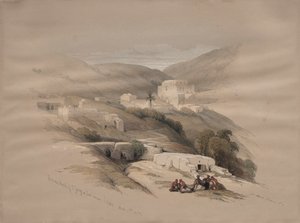 Christelijke kerk van St. George in Ludd, oud Lydda, 1839