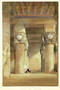 Dendera, oud Tentyris door David Roberts