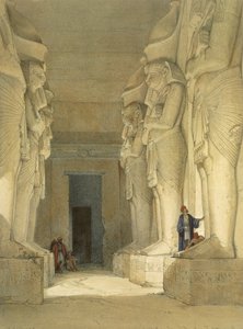 Opgegraven tempel van Gysha, Nubië, uit Egypte en Nubië, Vol.1