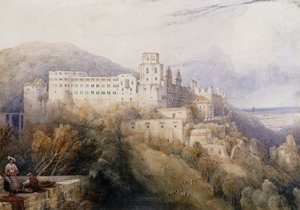 Heidelberg, Het paleis van de keurvorsten van de Palts, 1832