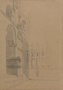 Het interieur van de kathedraal van Durham