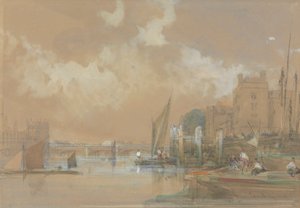 Lambeth door David Roberts