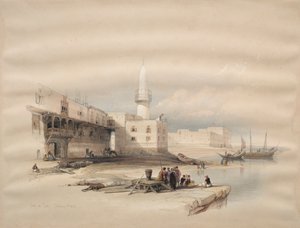 Kade in Suez door David Roberts