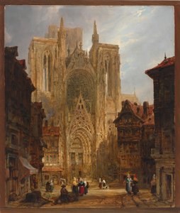 Kathedraal van Rouen door David Roberts